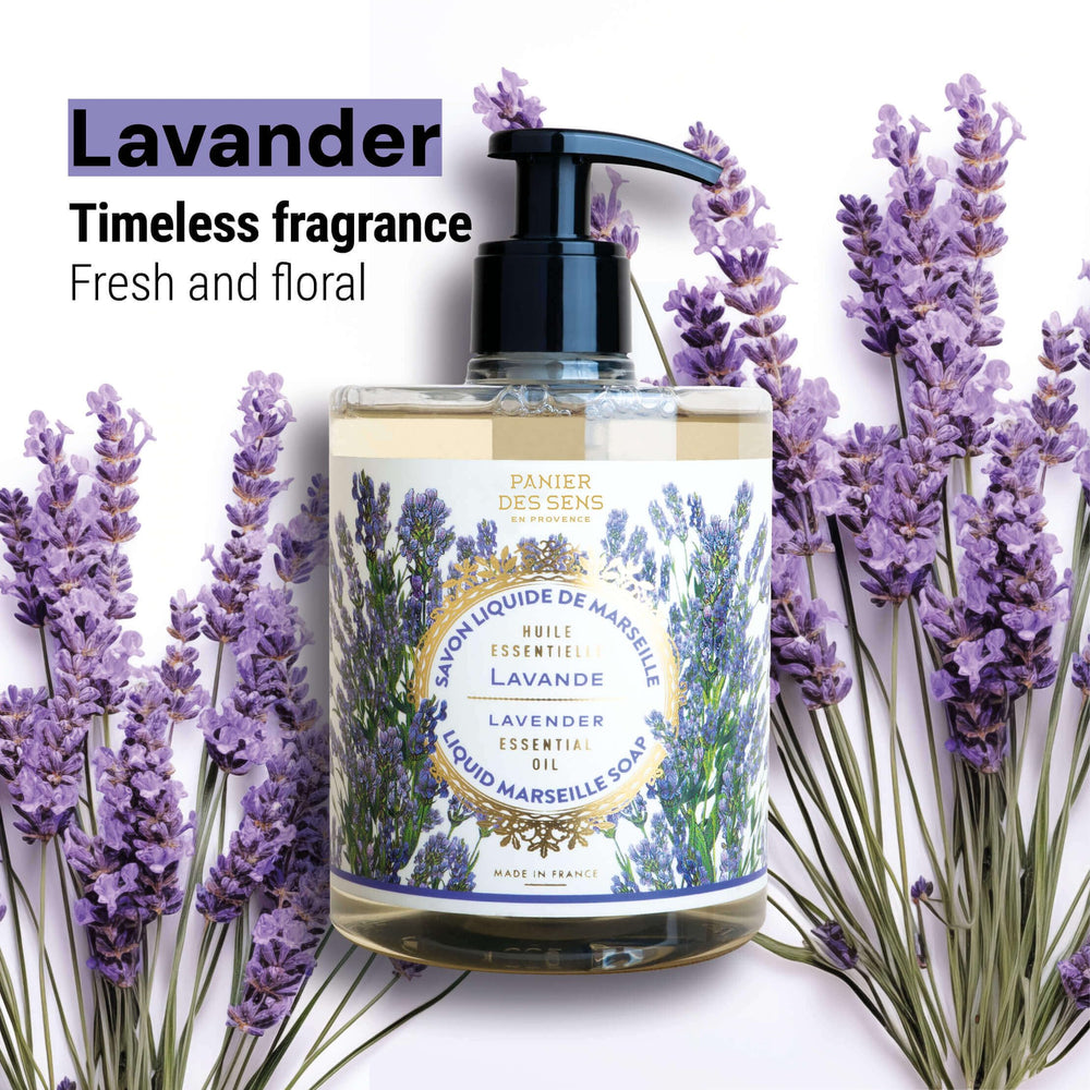 Panier des Sens Savon Mains Coco Lavande – huile nourrissante pour l'hydratation quotidienne.