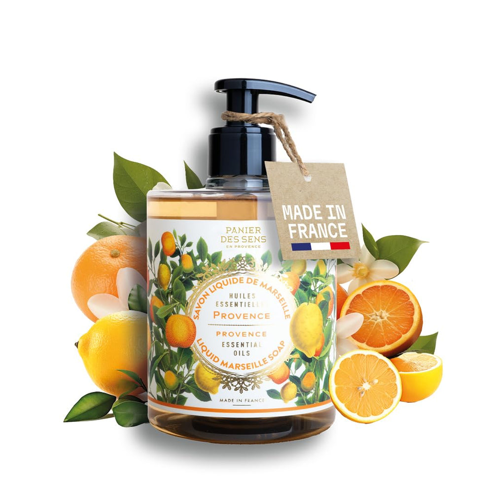 Panier des Sens savon mains Provence citron : fraîcheur revitalisante pour la peau
