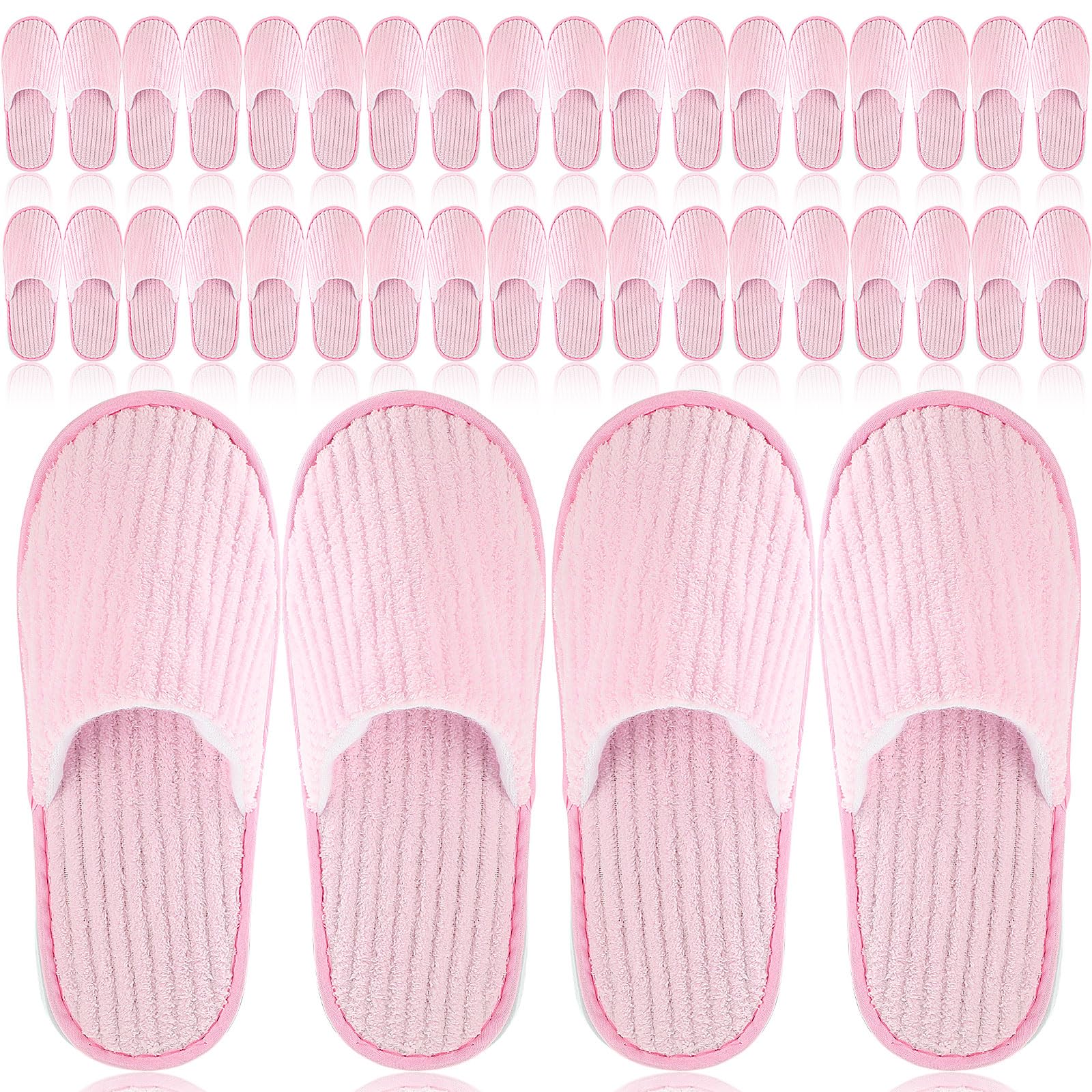 Panitay 20 paires chaussons spa pour invités, confort et hygiène.