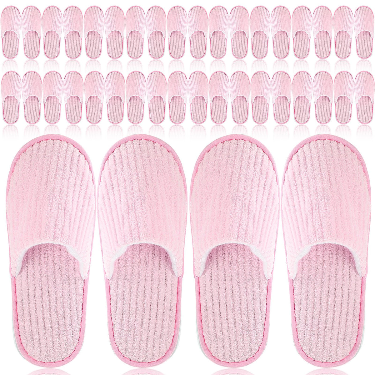 Panitay 20 paires chaussons spa pour invités, confort et hygiène.