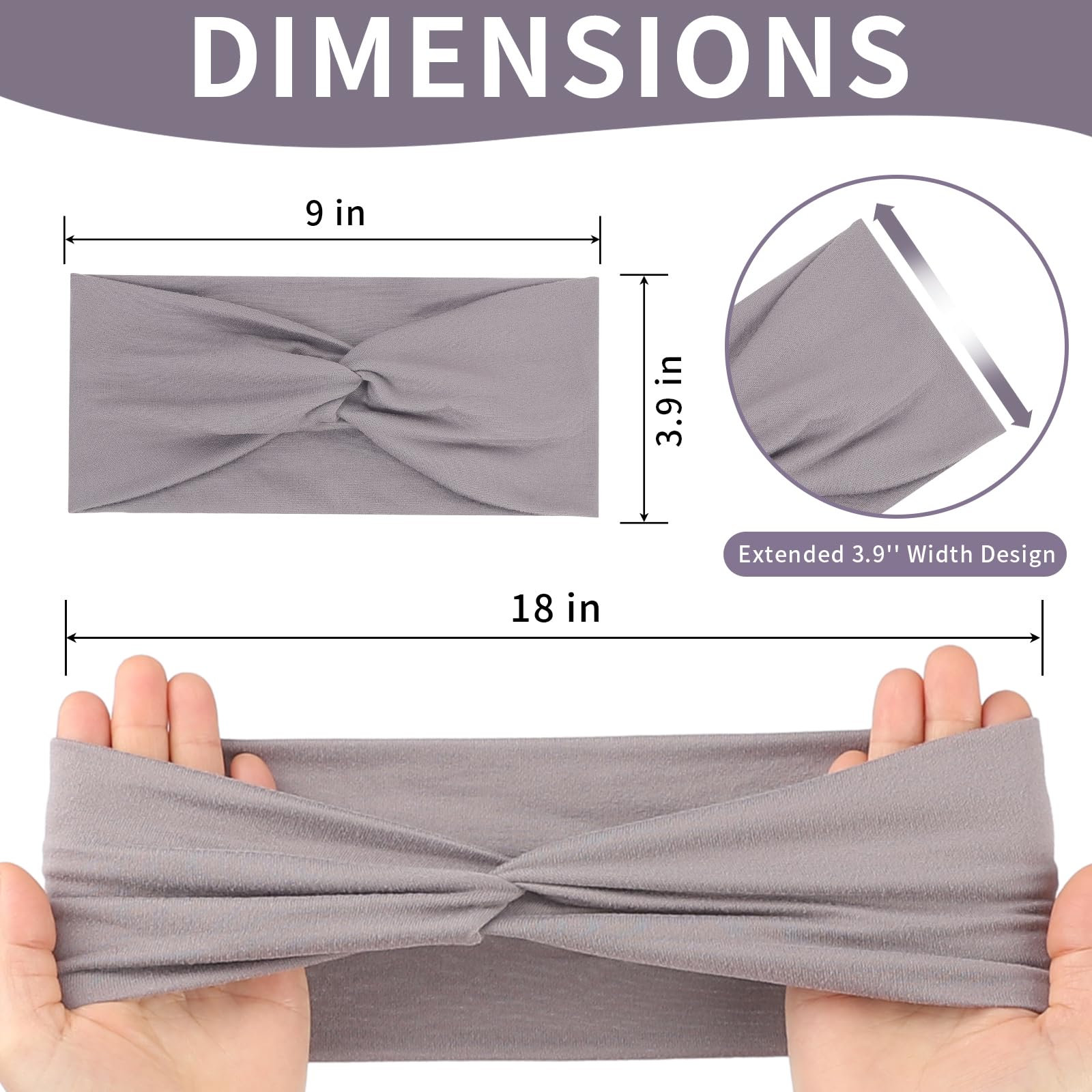 Panleding bandeau femme dacron-spandex doux — douceur et respirabilité au quotidien
