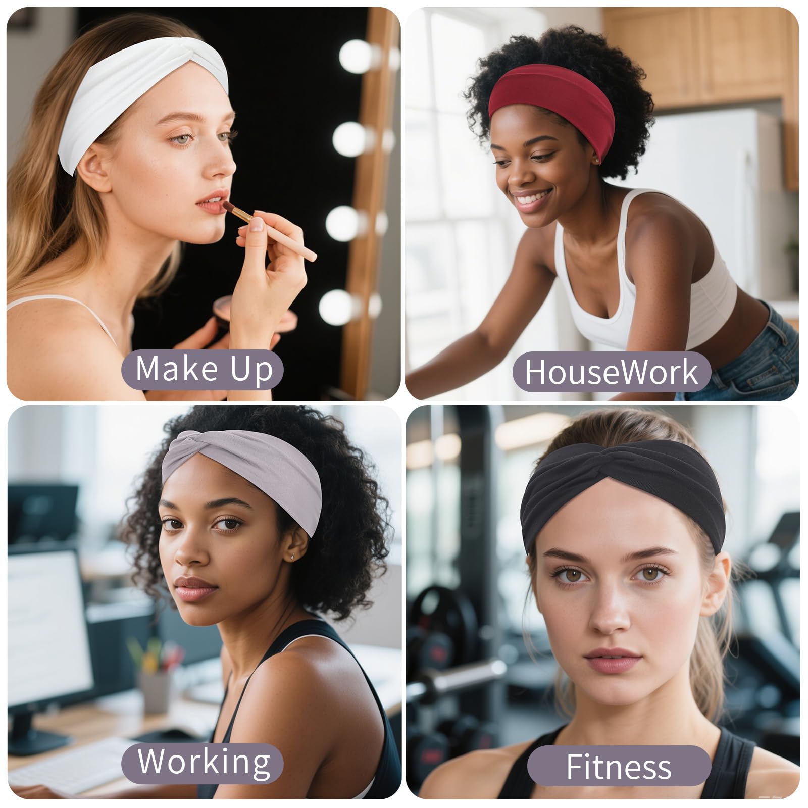 Panleding bandeaux yoga — absorbent la sueur et maintien des cheveux
