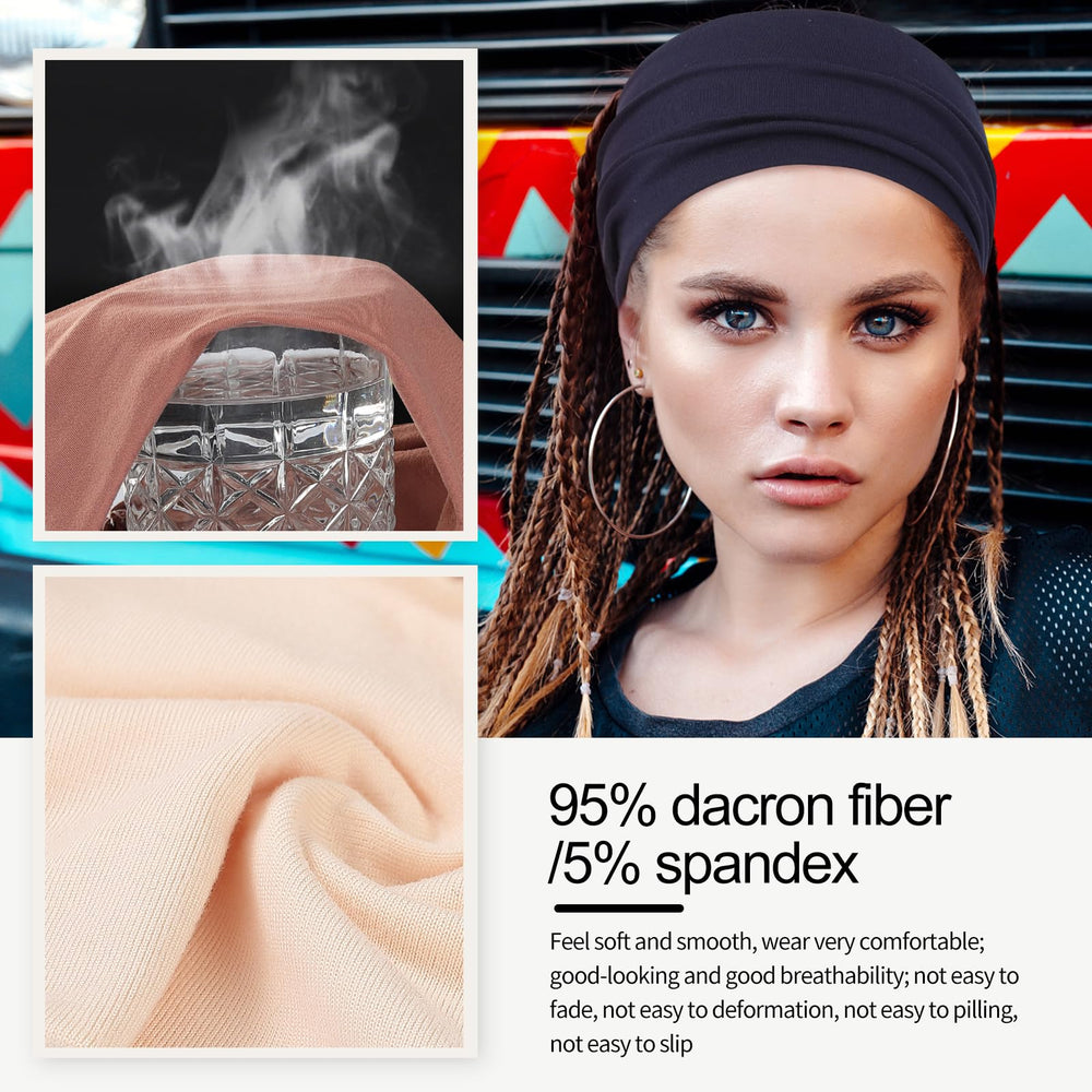 Panleding bandes cheveux douces, confort durable pour yoga et déplacements.
