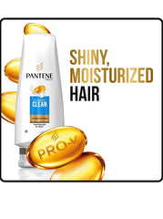 Brillance des cheveux après utilisation du Pantene Classic Clean Conditioner.