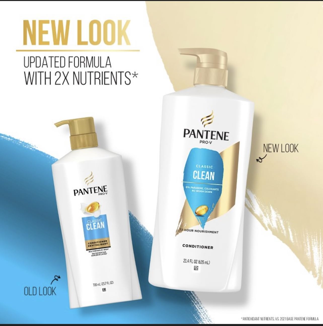 Utilisation quotidienne du Pantene Classic Clean Conditioner pour des cheveux doux et faciles à coiffer.