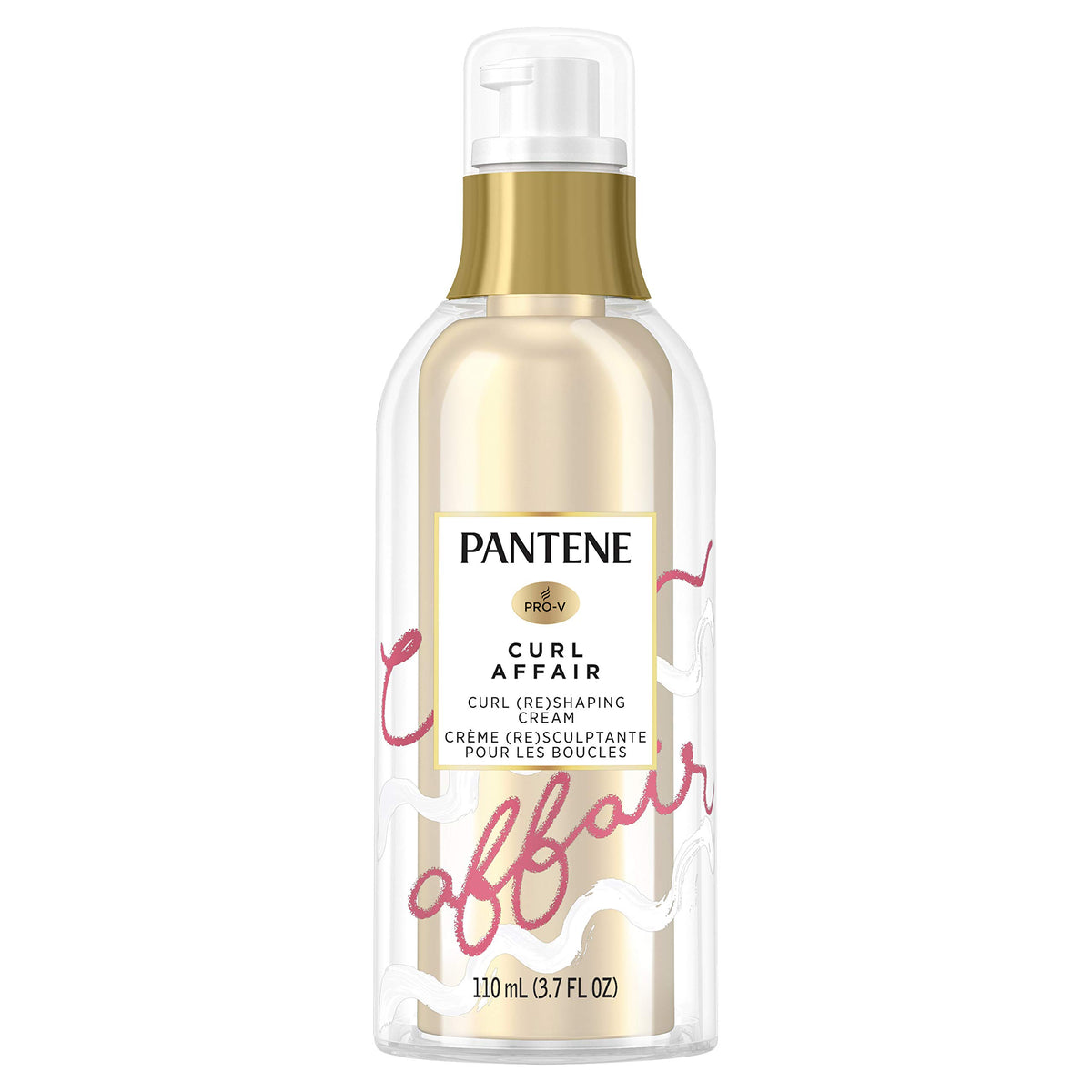 Pantene Curl Affair bouteille prête pour une routine sans sulfates et sans parabènes.