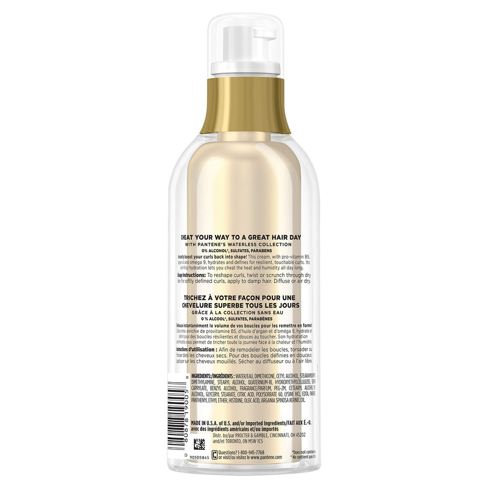 Pantene Curl Affair crème – application facile pour définir les boucles.
