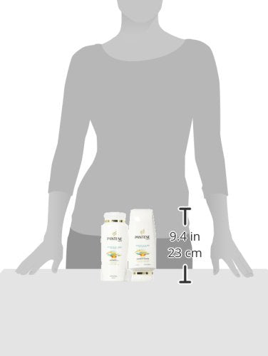 Après-shampoing Smooth & Sleek Pantene, cheveux lisses et doux.