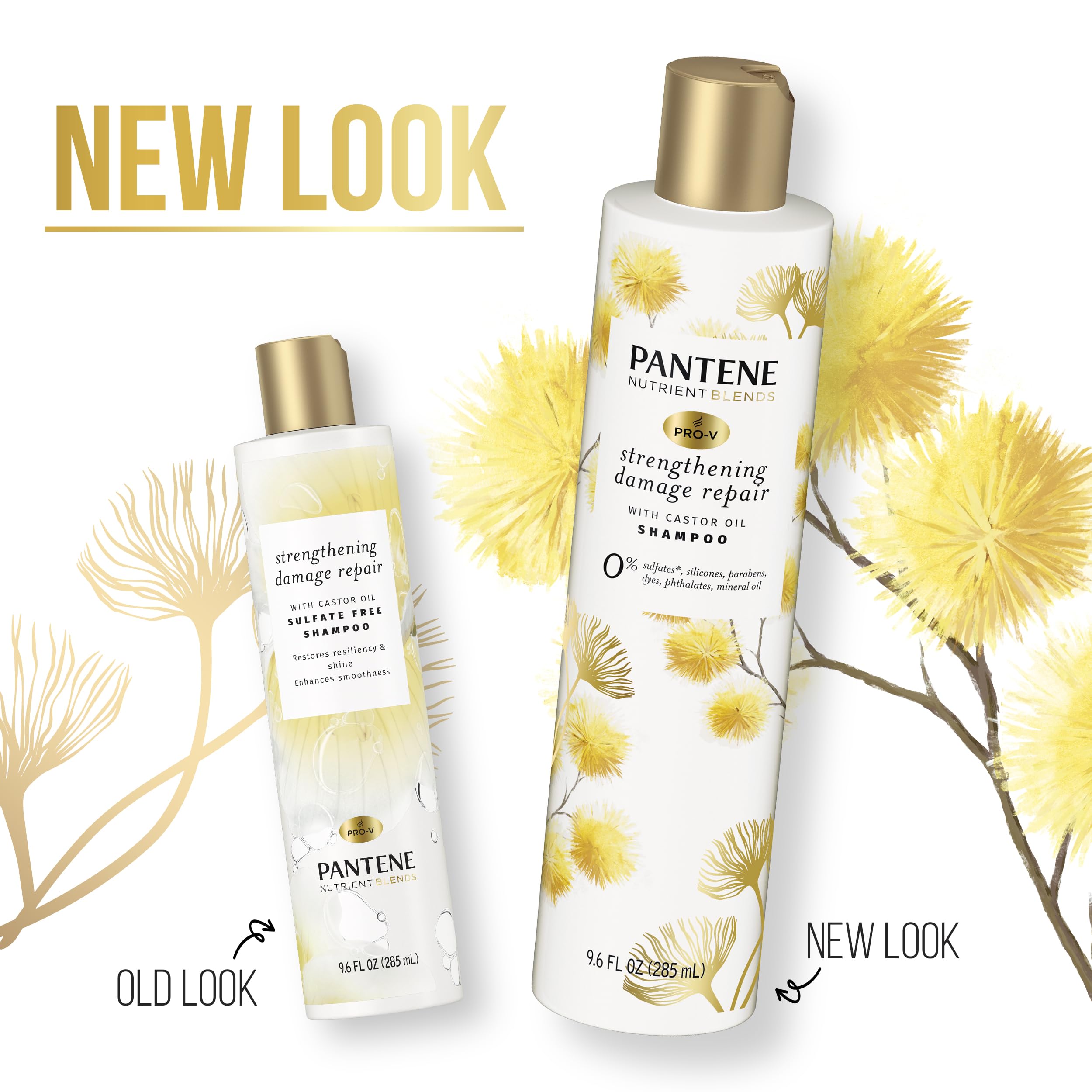 Pantene emballage moderne: flacon pratique pour le rituel shampoing