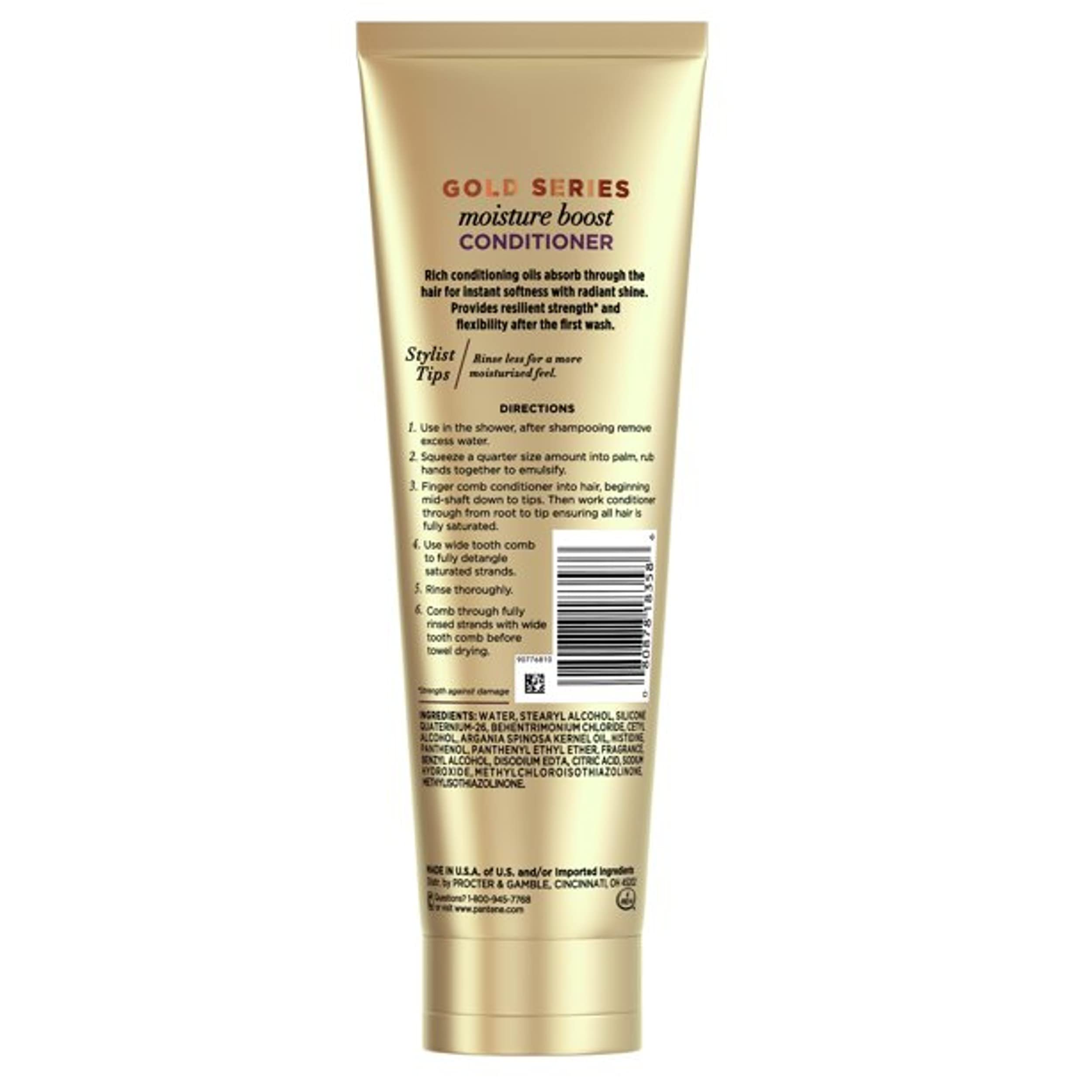 Pantene Gold Series Booster Hydratation: application facile sur cheveux humides