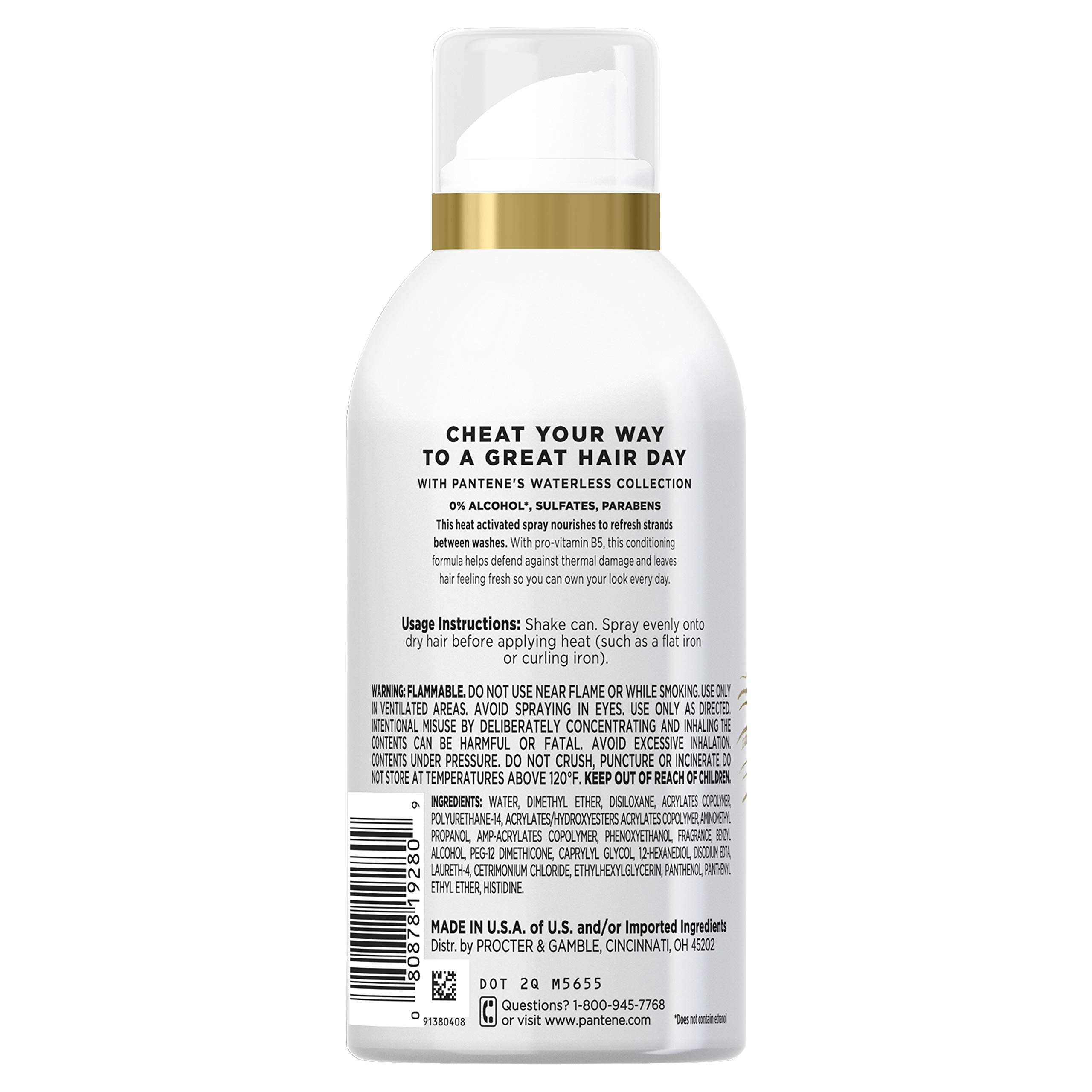 Pantene Hot Mama Spray, jet d'application pour revitaliser les longueurs.