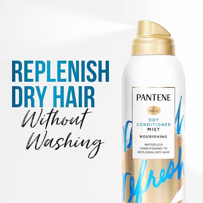 Pantene hydratation-instantanee-cheveux-seches: démonstration d'une application légère.