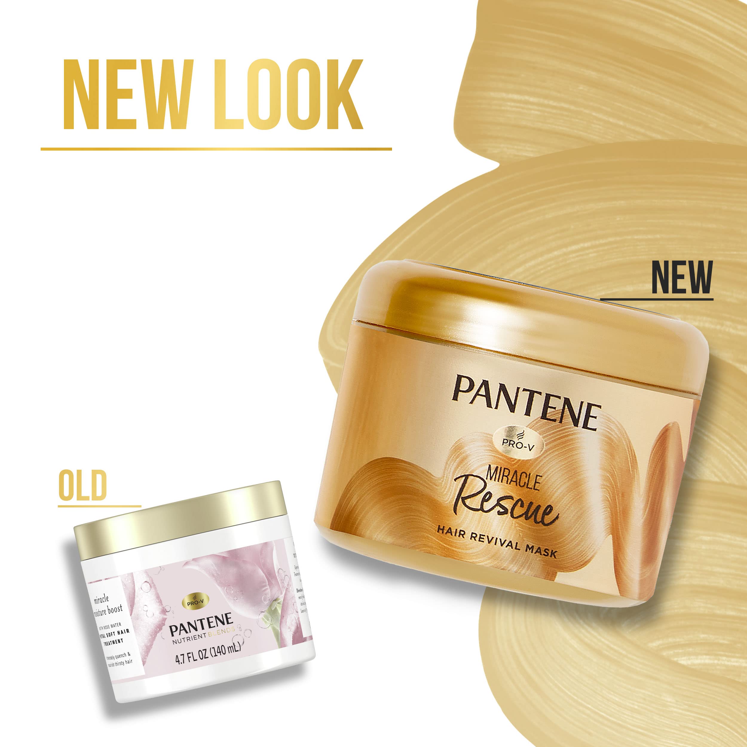 Pantene Masque Cheveux – brillance et reflets après le soin.