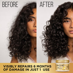 Texture crème nourrissante qui apaise et nourrit les cheveux