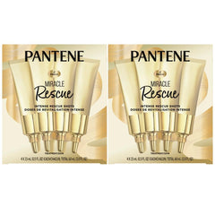 Pantene Miracle Rescue Shots bottle close-up highlighting deep repair potential