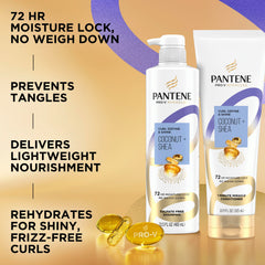 Texture crème légère du soin pour démêler sans alourdir les boucles.
