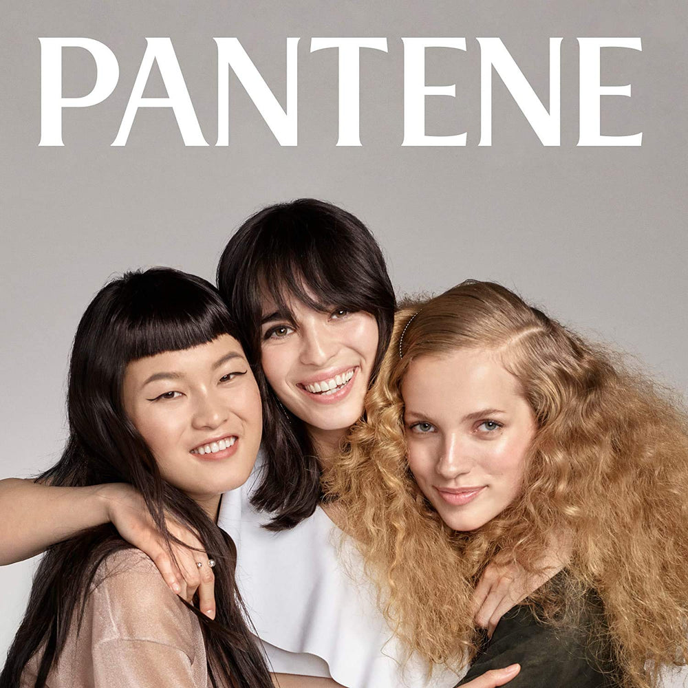Pantene Pro-V Avant-Après Cheveux Lisses; démonstration rapide des résultats.