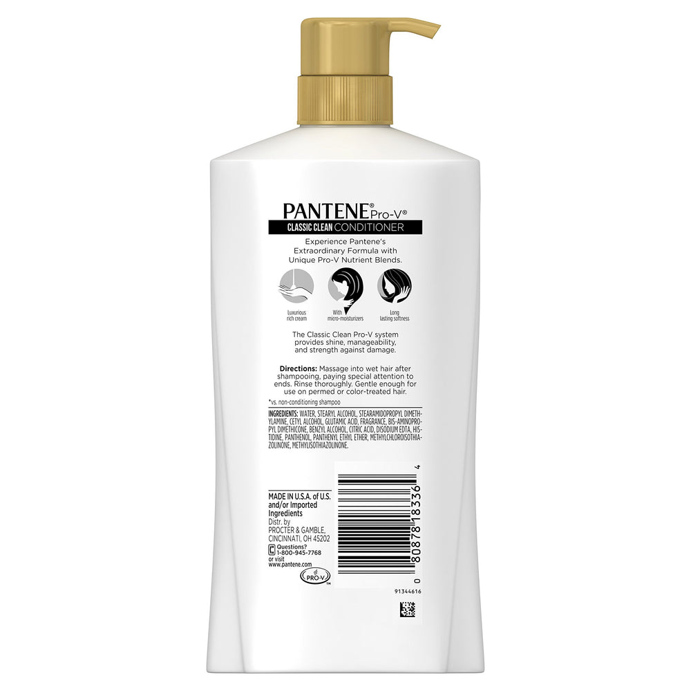 Pantene Pro-V Classic Clean : capuchon pratique sur l'emballage