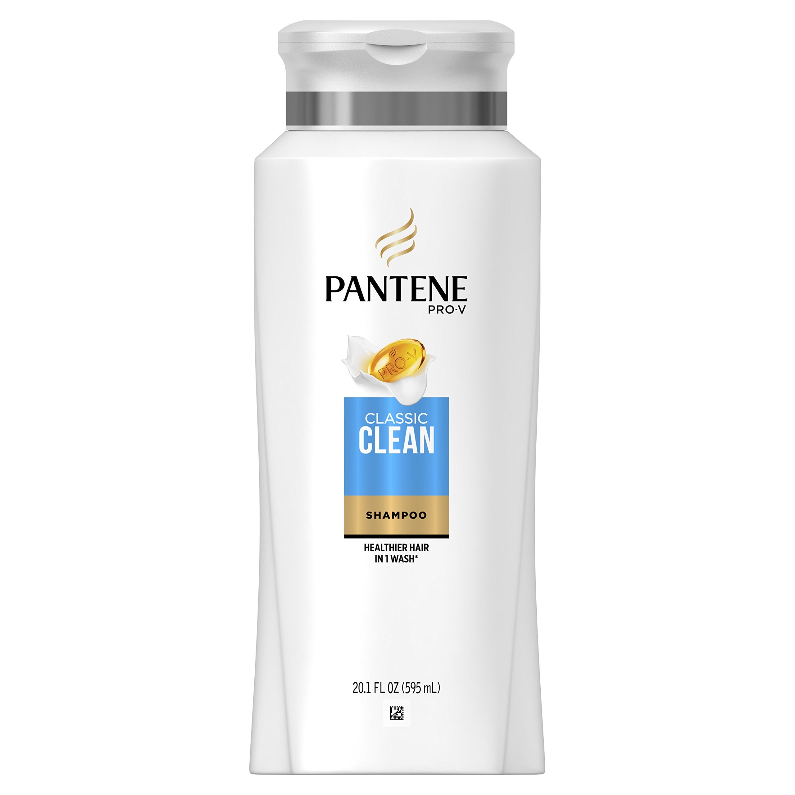 Pantene Pro-V Classic Clean: bouteille prête pour un lavage quotidien en douceur.