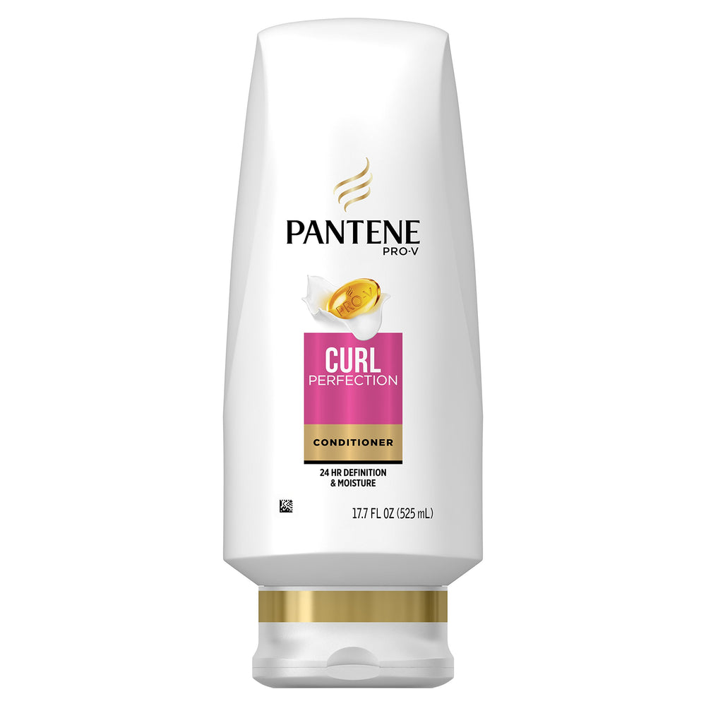 Pantene Pro-V Curl Perfection Conditioner – bouteille élégante, hydratation ciblée pour boucles définies.