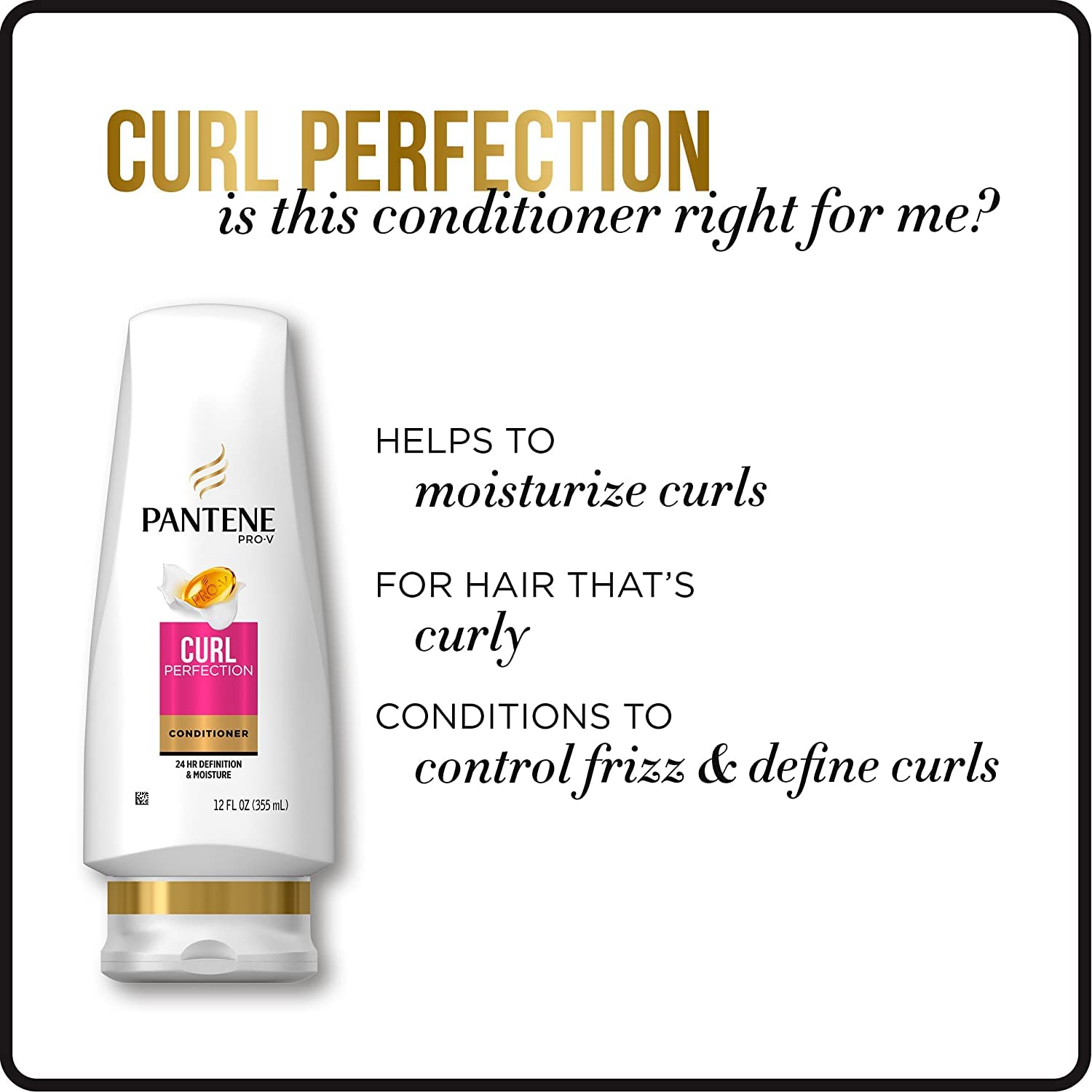 Pantene Pro-V Curl Perfection Utilisation quotidienne avec les boucles.