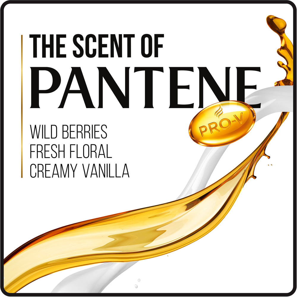 Bathroom scene with Pantene Pro-V Daily Moisture Renewal for quick daily routine