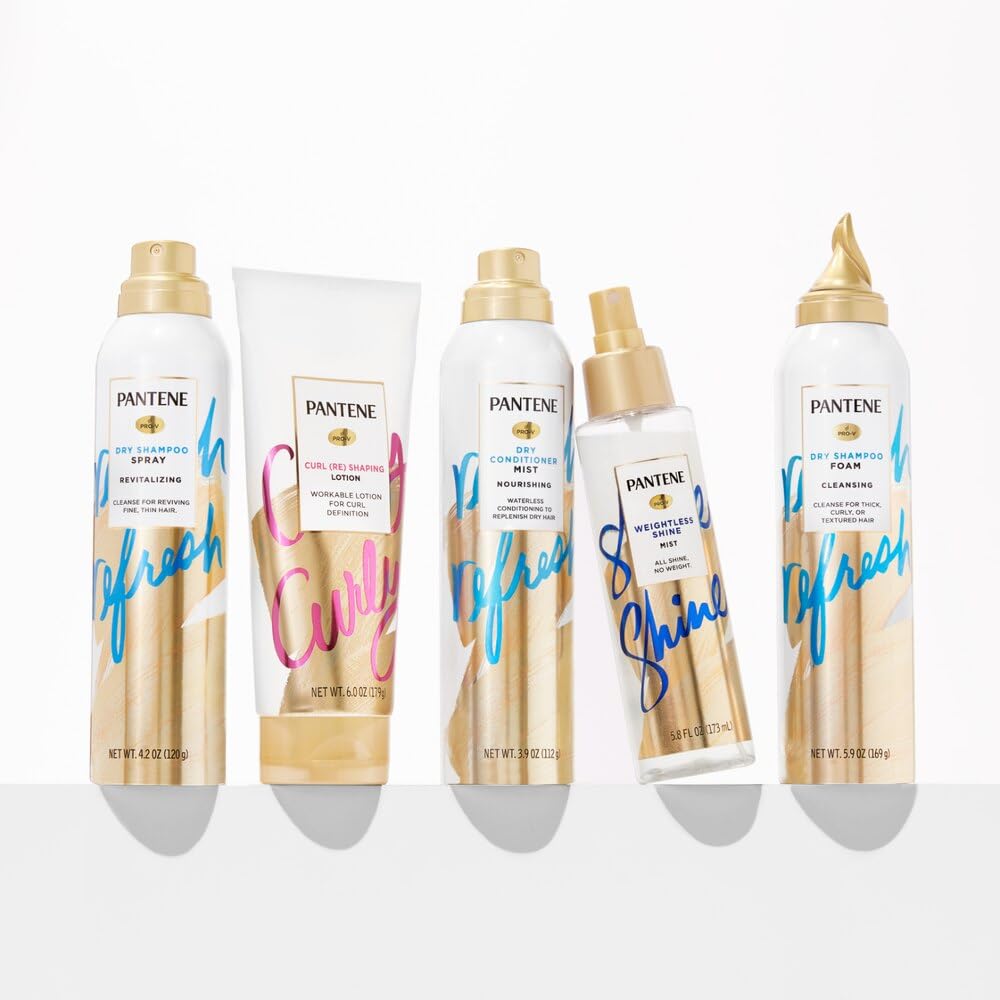 Pantene Pro-V Refresh mousse nettoyante sèche, odeur légère: sensation de propreté durable.