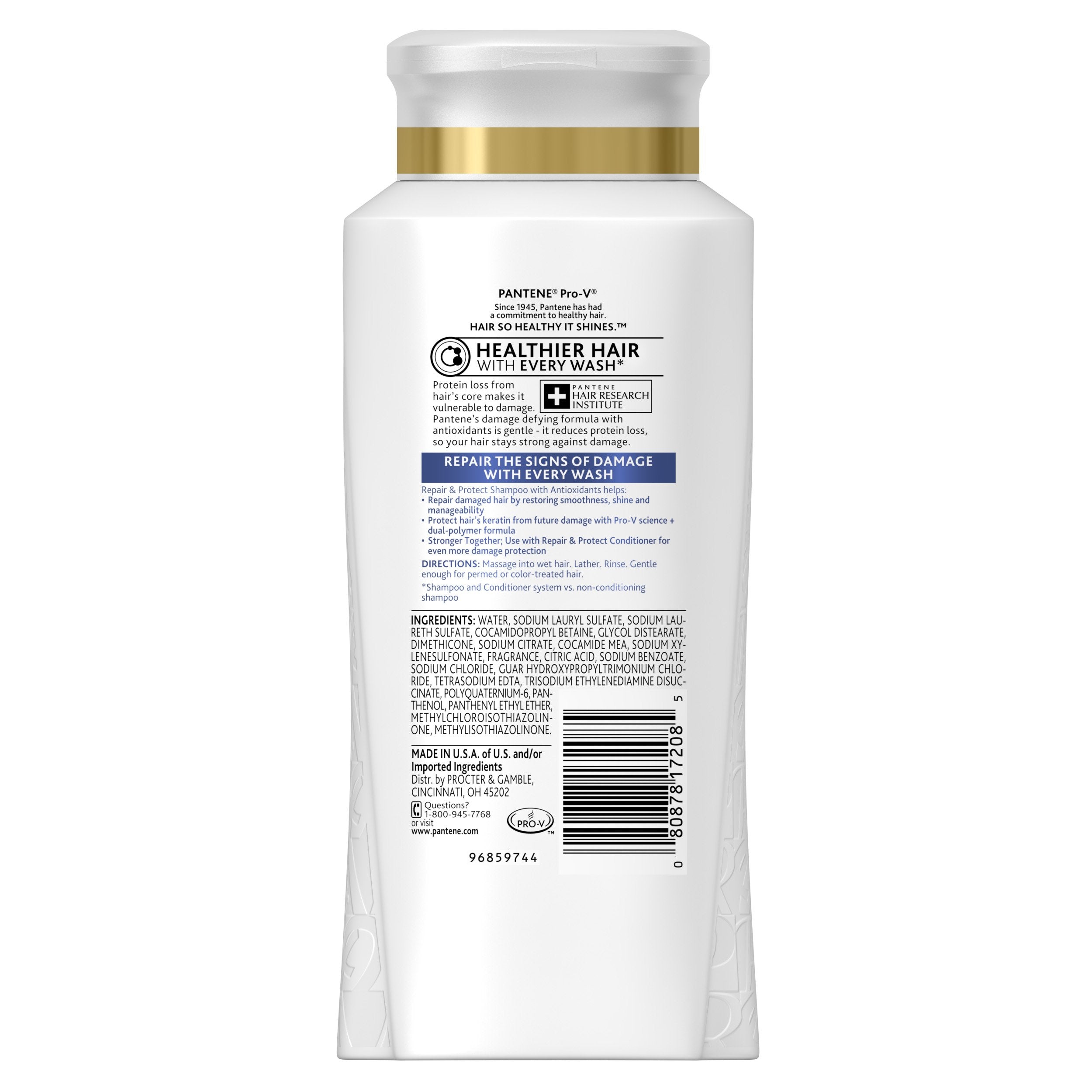 Pantene Pro-V Repair & Protect: mousse nourrissante enveloppant les mèches.