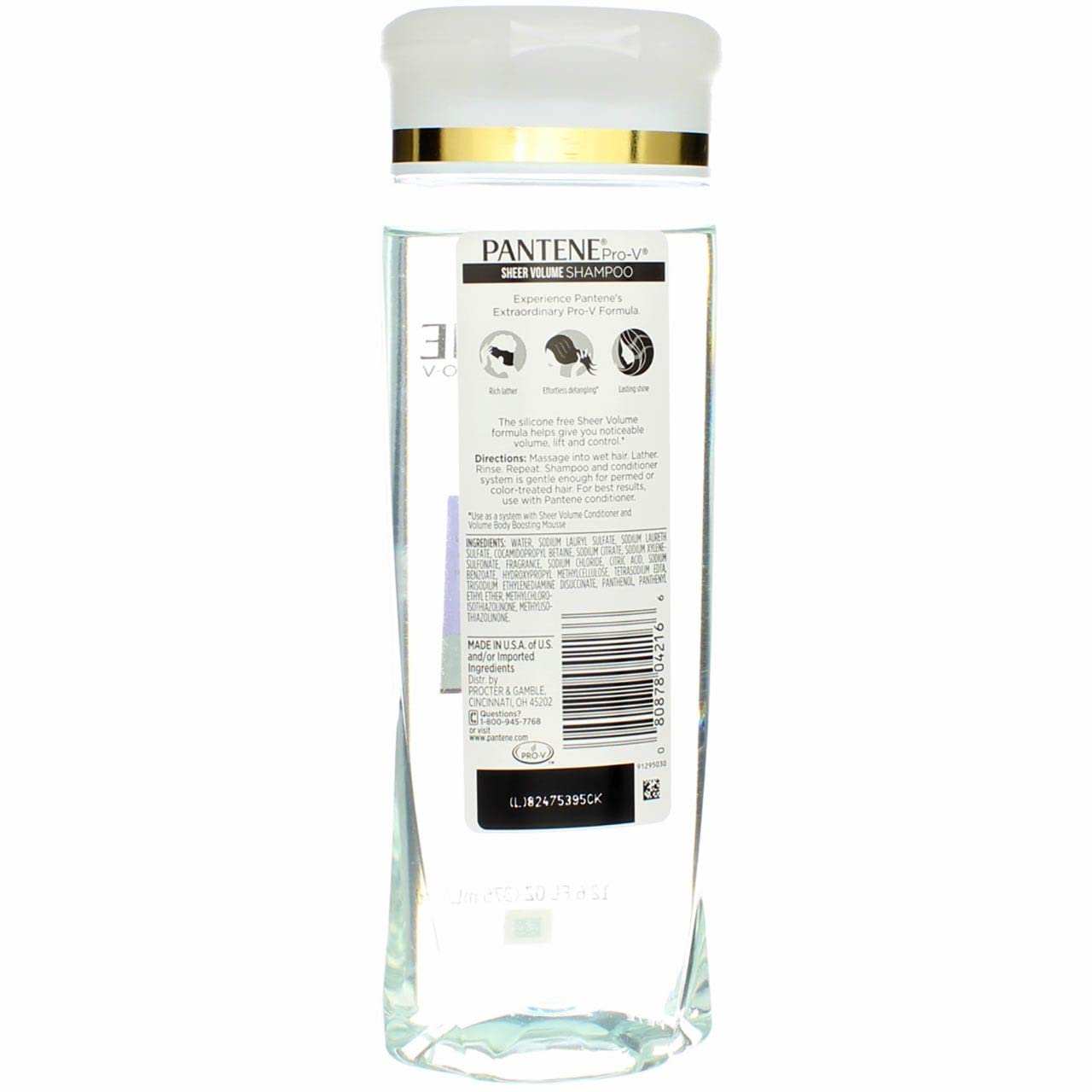 Pantene Pro-V Sheer Volume – doseur pratique pour doser le shampooing.