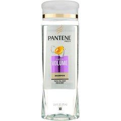 Pantene Pro-V Sheer Volume – étiquette Pro-V, sans silicone et protection.