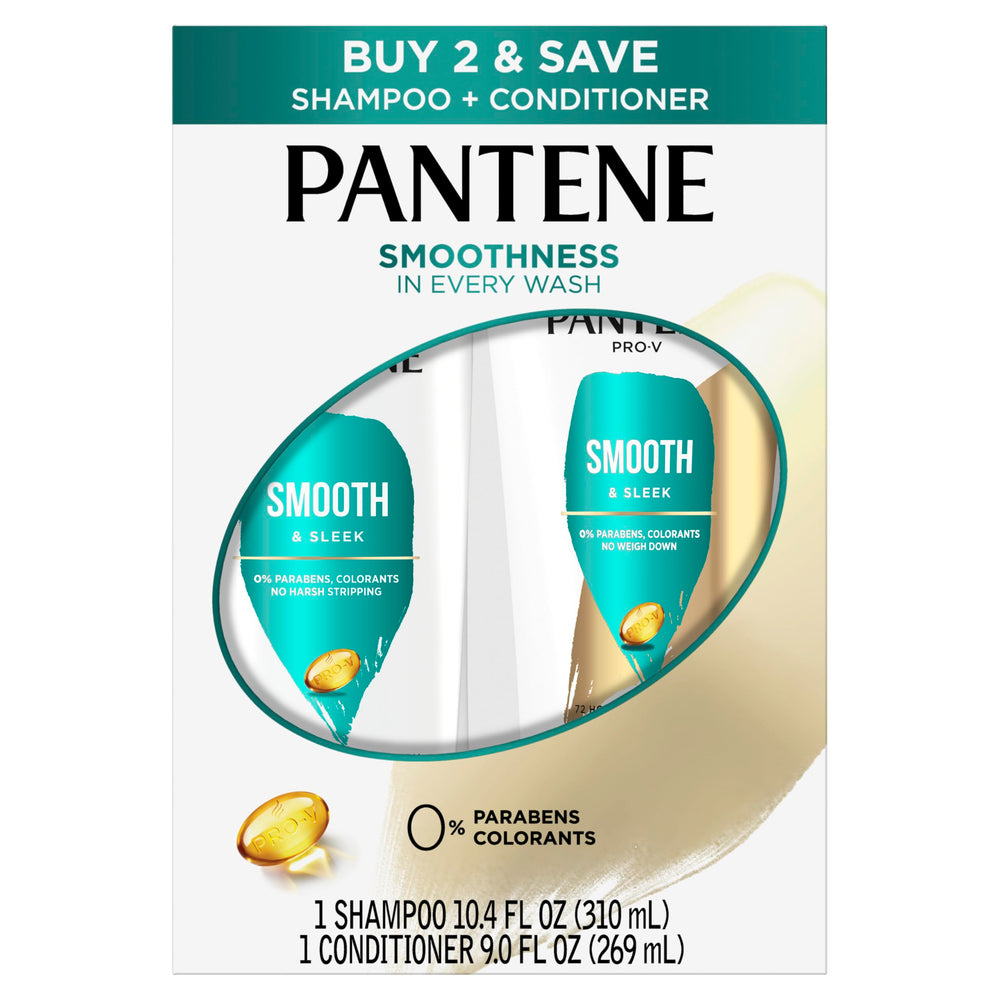 Pantene Pro-V Smooth Conditioner: cheveux souples et faciles à coiffer.