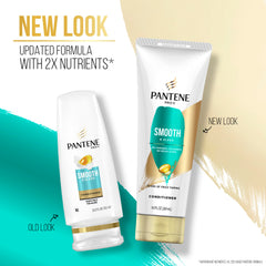 Pantene Pro-V Smooth Conditioner, bouteille: contrôle du frisottis durable.
