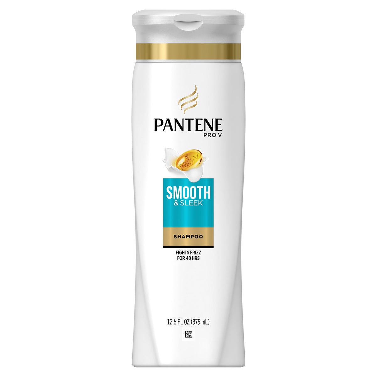 Pantene Pro-V Smooth & Sleek, bouteille argan pour cheveux lisses et hydratés.