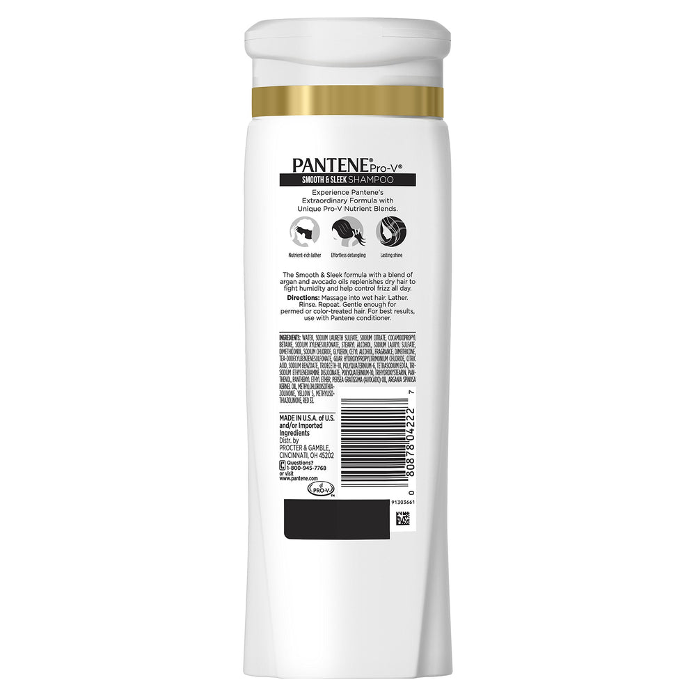 Pantene Pro-V Smooth & Sleek, cheveux après lavage faciles à démêler.