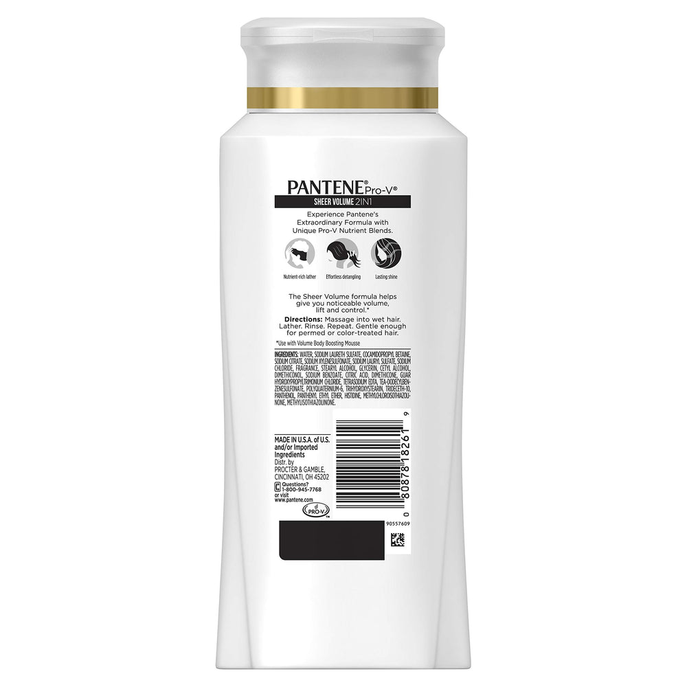 Pantene Pro-V Volume Léger 2-en-1: démêlage rapide après le lavage.