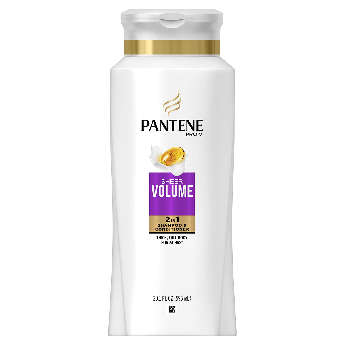 Pantene Pro-V Volume Léger 2-en-1: bouteille et étiquette visibles, volume potentiel.