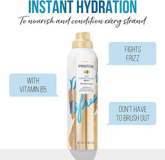 Pantene Pro-V5 antioxydante: démonstration sur longueurs pour cheveux lisses.