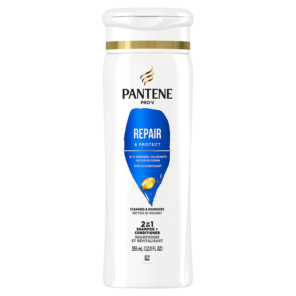 Pantene 2 en 1: démêlage fluide, cheveux faciles à coiffer.