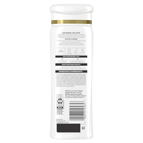 Pantene 2 en 1: mousse nourrissante, démêlage fluide et brillance.