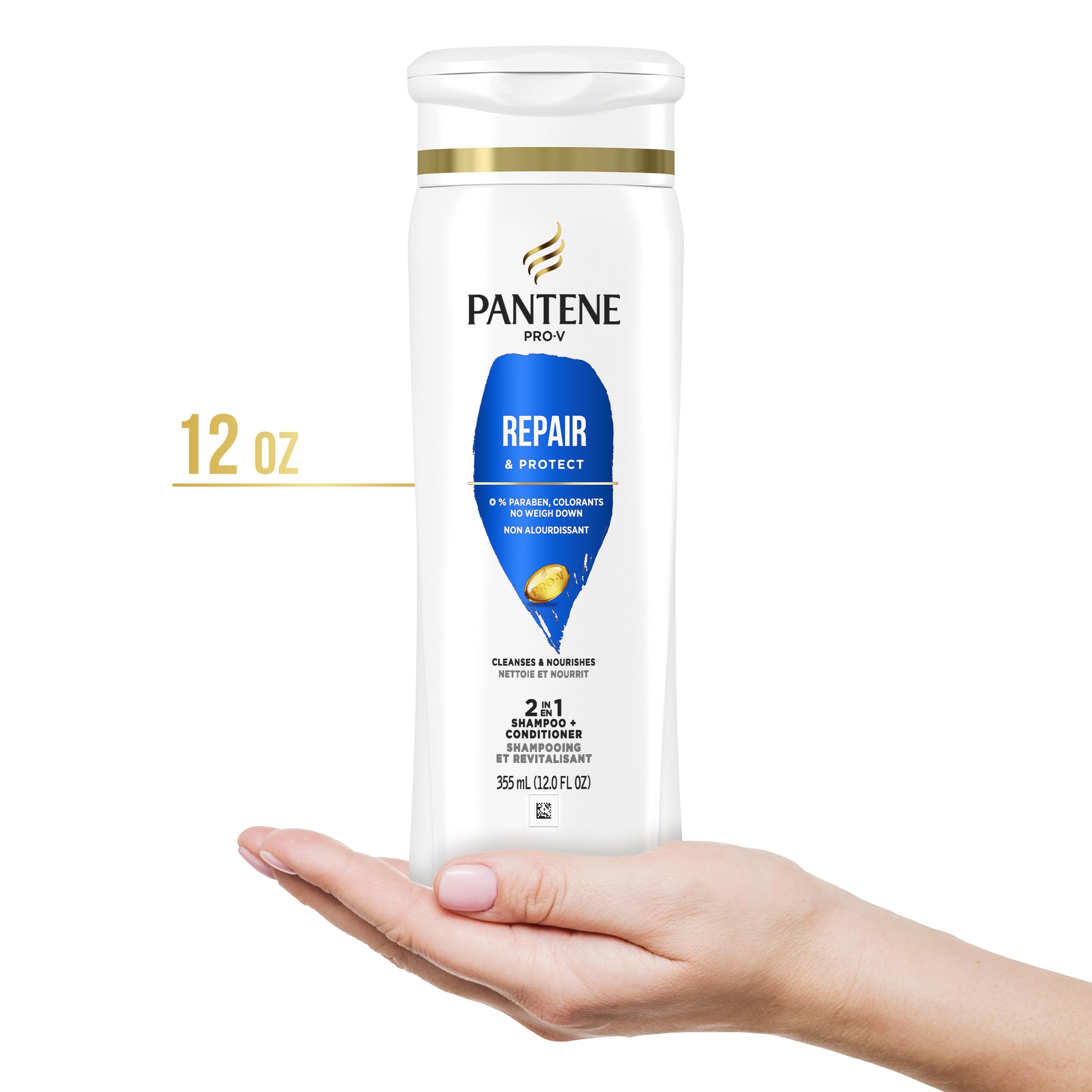 Pantene 2 en 1: routine quotidienne simple et efficace.