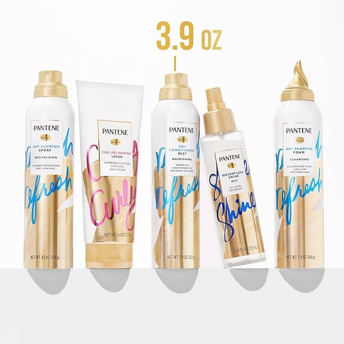 Pantene usage-rapide-sur-cheveux-styles-seches: démonstration d'utilisation rapide.