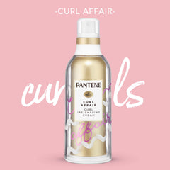 Crème Pantene Waterless Curl Affair pour définition légère des boucles.