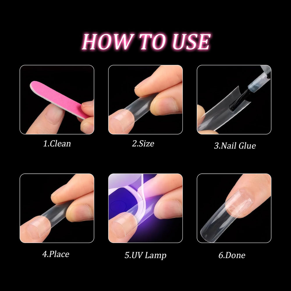 Panthra tips d’ongles faciles à poser pour un nail art rapide à domicile.