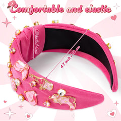 Bandeau Pantide accessoire cheveux bling cowgirl, idéal pour compléter une tenue.