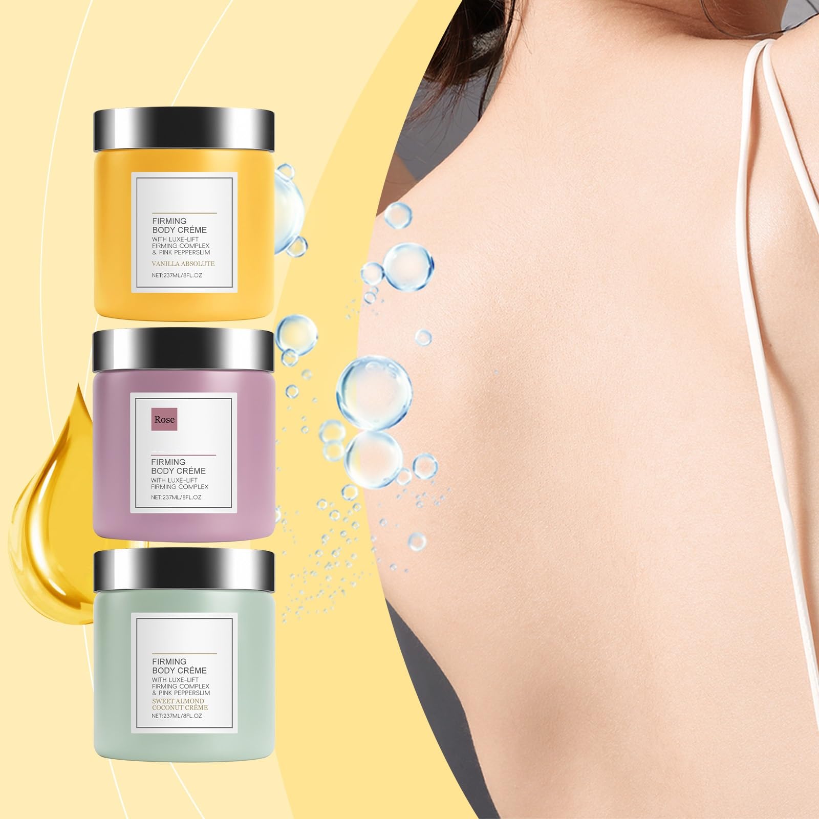 PAQIMAN Champagne Lift – Texture onctueuse prête à hydrater la peau