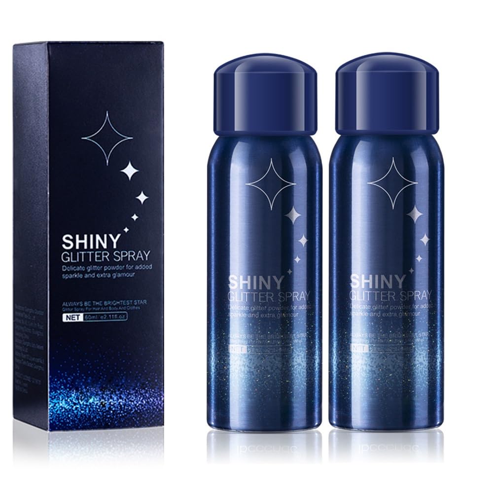 PAQIMAN spray brillant corps – duo 2 pièces – éclat durable pour festival.