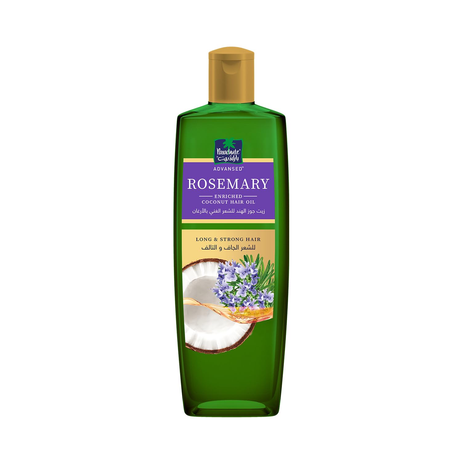 Parachute Advansed application huile cheveux – facile à appliquer sur cheveux humides.
