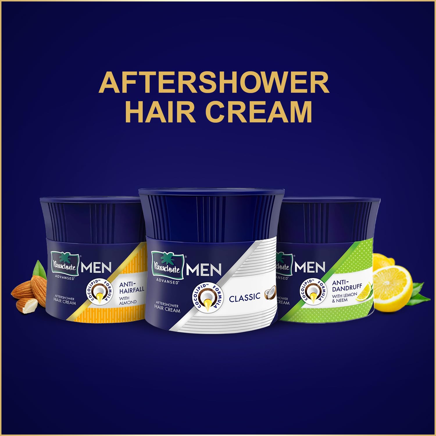 Parachute Advansed Crème cheveux homme anti-pelliculaire: texture soyeuse maîtrisée.
