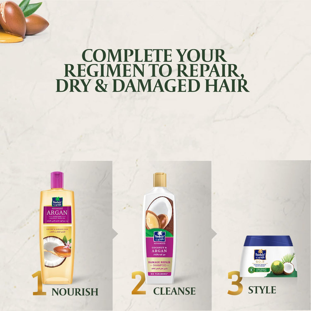 Parachute Advansed Argan Coco – après-shampoing naturel apaise les longueurs.