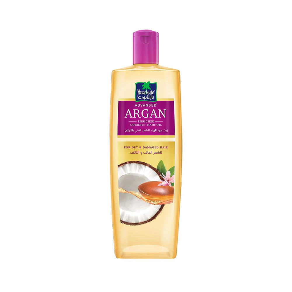 Parachute Advansed Argan Coco – texture légère qui nourrit et lisse les longueurs.
